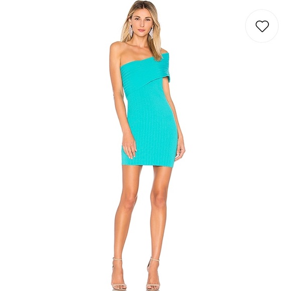 Revolve By The Way aqua mini dress - Picture 1 of 3